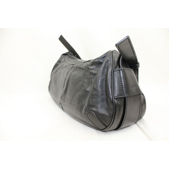 Saint Laurent Black Bag  Yves Leather Shoulder - Picture 1 of 9